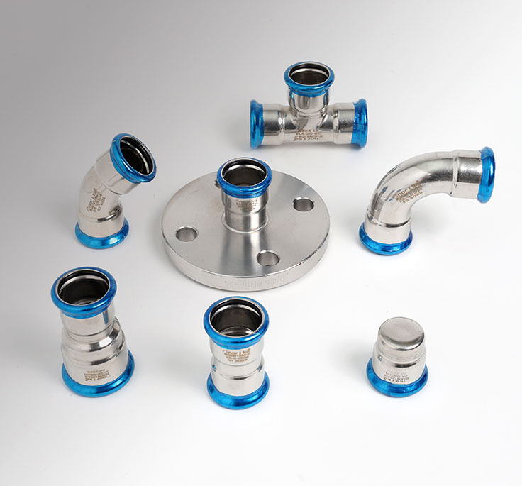 Stainless Steel 304 Press Fit Fittings -M profile