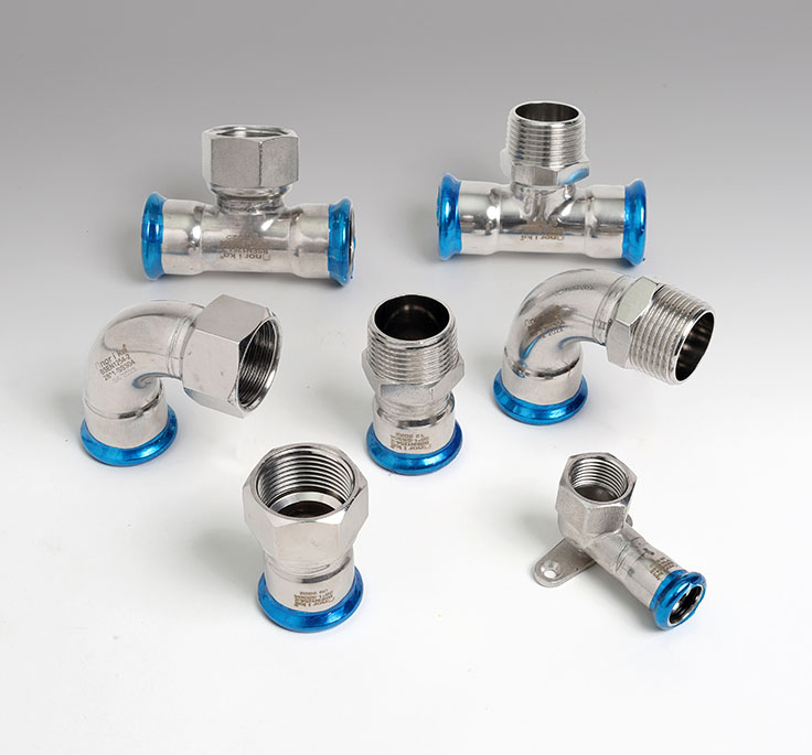 Stainless Steel 304 Press Fit Fittings -M profile