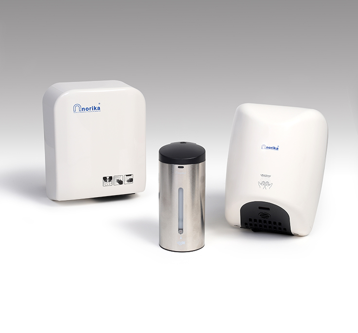 Hand Dryers, Soap Dispensers & Paper Holders