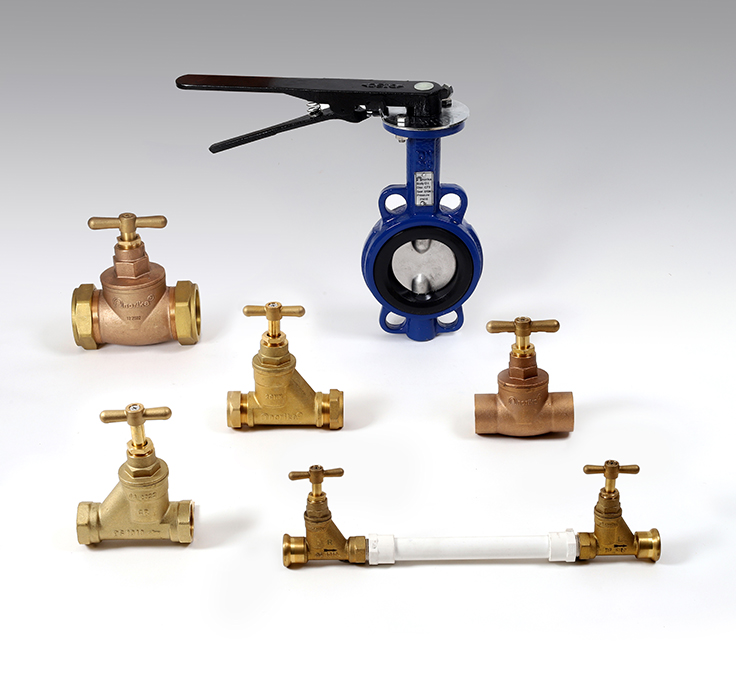 Isolation Valves - Gate Valves , Butterfly Valves & Stopcocks