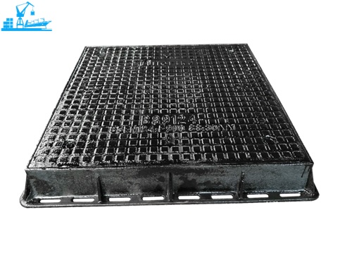 E600 Cover  Airtight & Watertight Ductile Iron Heavy Duty Manhole Cover & Frame (Square)