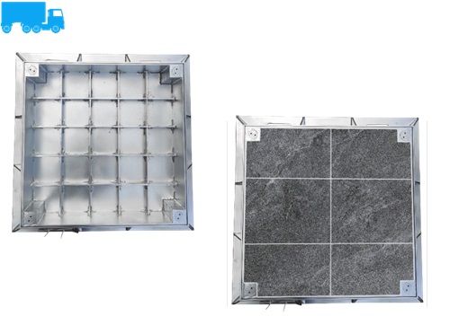 Stainless Steel Heavy Duty Airtight & Watertight Recessed Cover & Frame