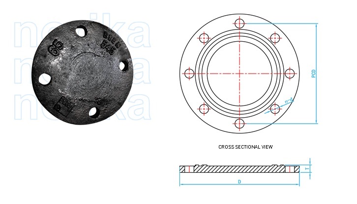 Heavy Duty Ductile Iron Blind Flange