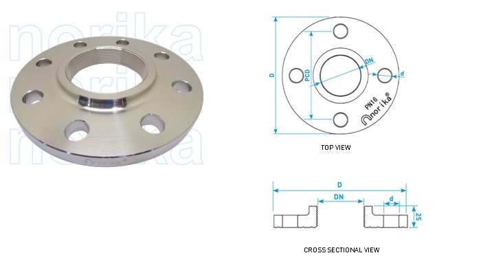 AISI304 & AISI316L Companion Flanges BS4504 PN16