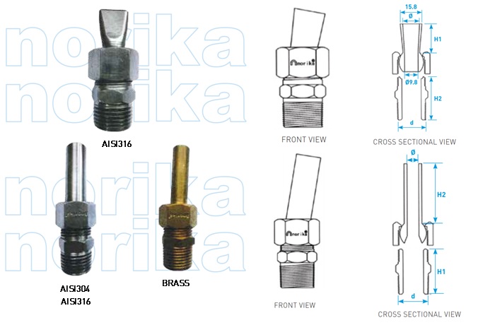 Small Directional Adjustable Clearstream Jet Nozzle