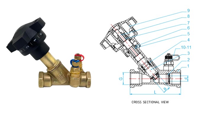 Static Thermal Balancing Valve