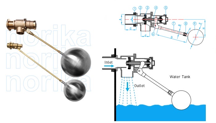 Copper Alloy Ball Float Valve