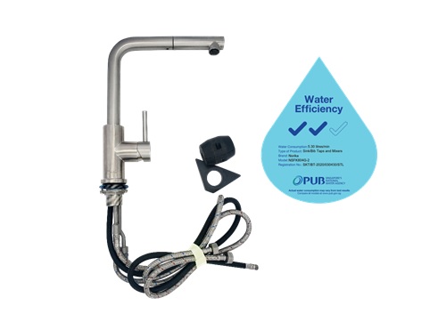 AISI304 Pull Out Sink Mixer Tap