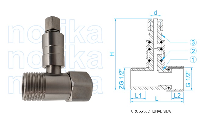 Stainless Steel 304 Shut Off Valve For Water Purifiers