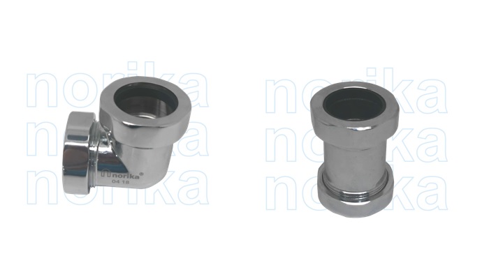 WC Fittings (Chrome Plated) For Stainless Steel Flushing Pipe