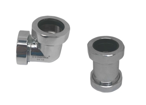 WC Fittings (Chrome Plated) For Stainless Steel Flushing Pipe