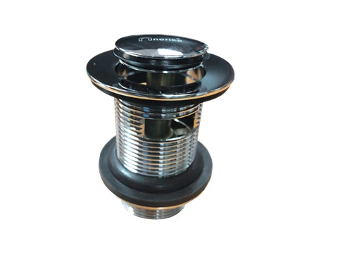 Brass Chrome Plated Basin Push Down Waste Plug