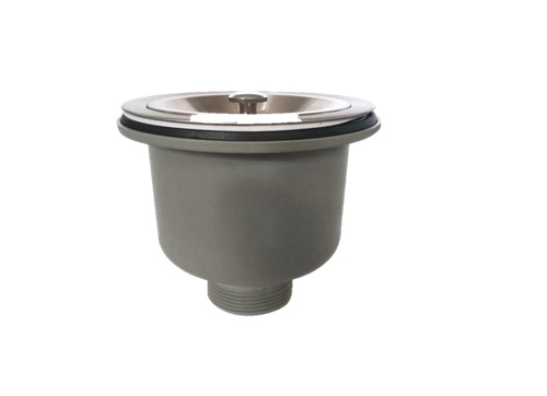 Stainless Steel Big Basket Waste Plug (3 1/2")