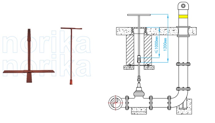 Underground Valve Key & Valve Key