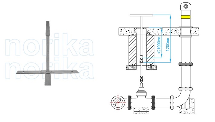 Stainless Steel 304 Underground Valve Key