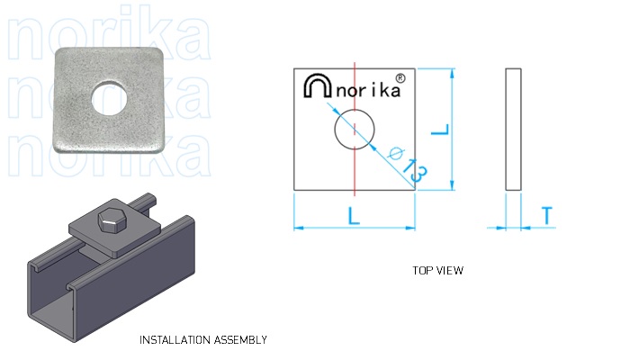 Unistrut Holding Washer