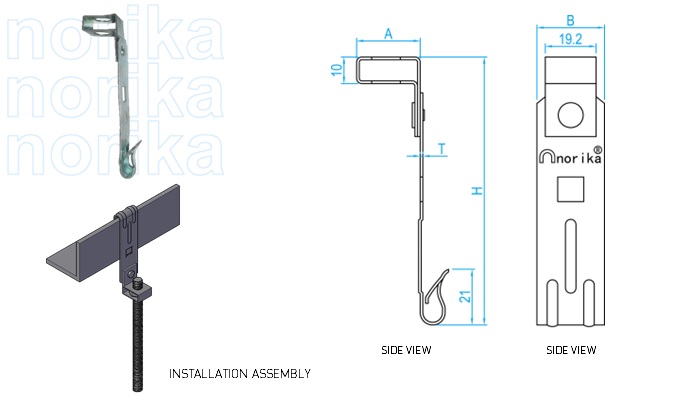 Unistrut F Clip