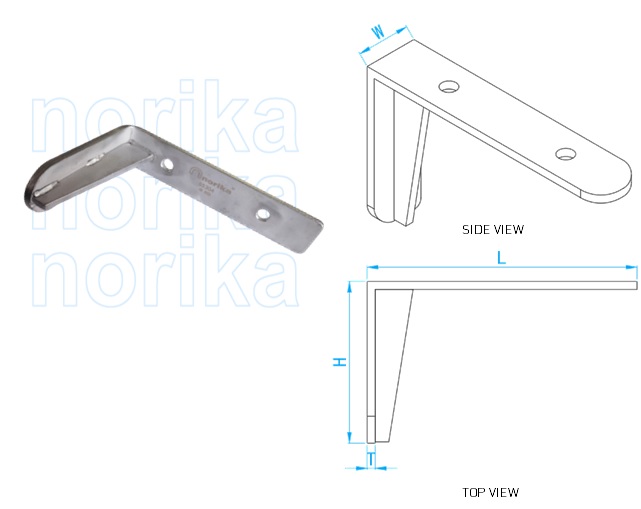 Stainless Steel 304 End Trust Bracket