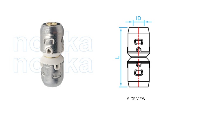 PEX Push-Fit Equal Socket (Type F6)