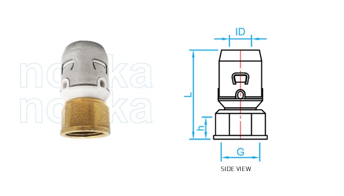 PEX Push-Fit FI Adaptor (Type F6)