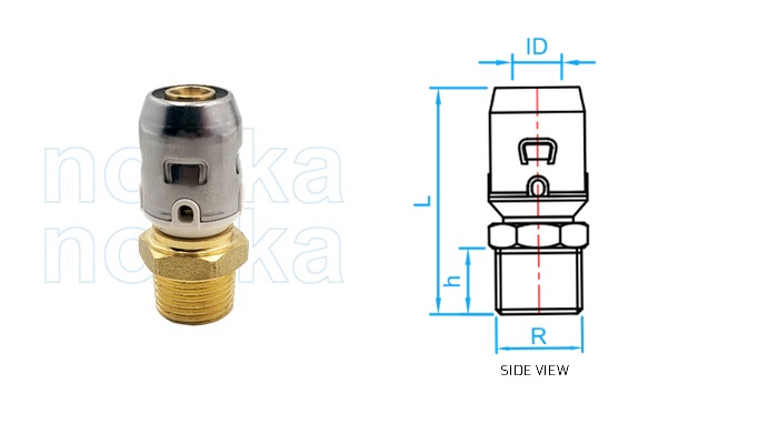 PEX Push-Fit MI Adaptor (Type F6)