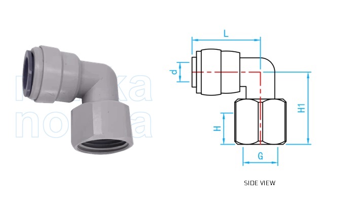 PE Push-fit FI Elbow