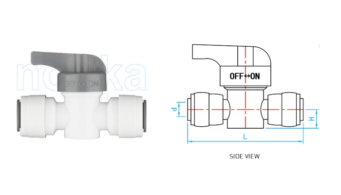 PE Push-fit Mini Ball Valve