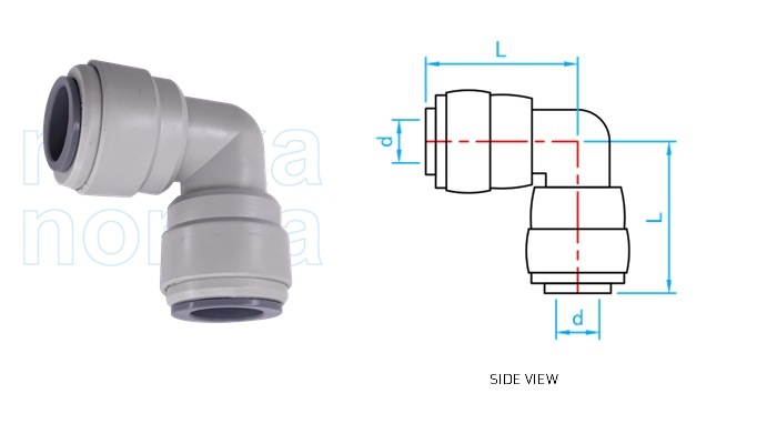 PE Push-fit Equal Elbow