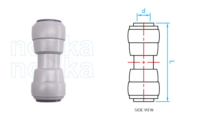 PE Push-fit Equal Socket