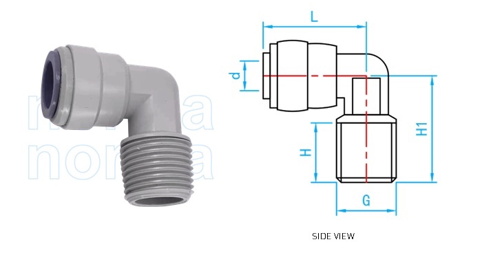 PE Push-fit MI Elbow