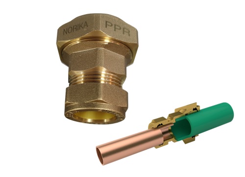 Compression Coupler (PPR-Copper Quick Fit Brass CR Reducing Socket)