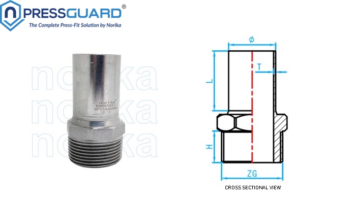 Stainless Steel 316L Press Fit (MI) Pipe