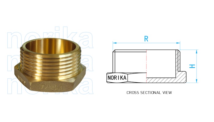 DZR Brass Screw Plug