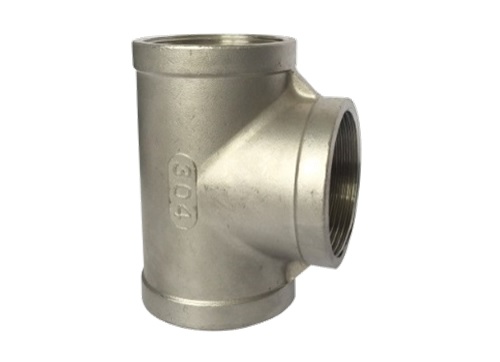 Stainless Steel 304 Threaded Equal Tee