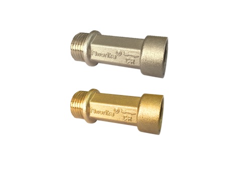 DZR Brass Double Check Valve MxF