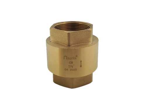 DZR Brass Piston Spring Check Valve (FxF)