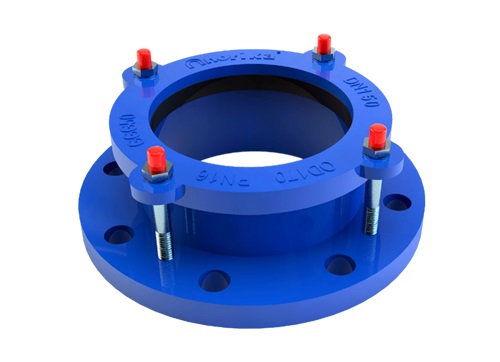 Heavy Duty Ductile Iron Flange Adaptor C/W Epoxy Coated PN16