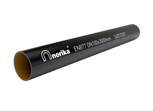 BS EN 877 Black Colour Epoxy Coated Hubless Pipe(240µm)