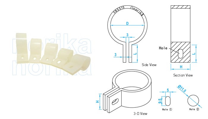 Nylon Collar Bracket