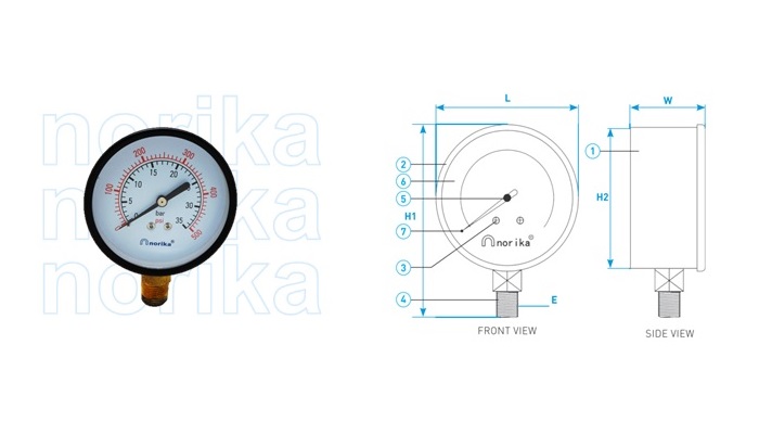 Standard Dry Pressure Gauge