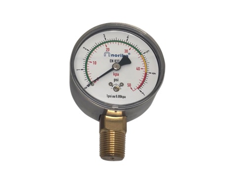 0-7Psi Stainless Steel Micromano Pressure Gauge