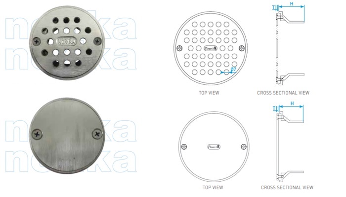 AISI304 Casting Round  Grating