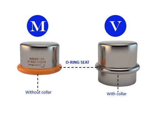 About Press Fit Fittings M-Profile & V-Profile