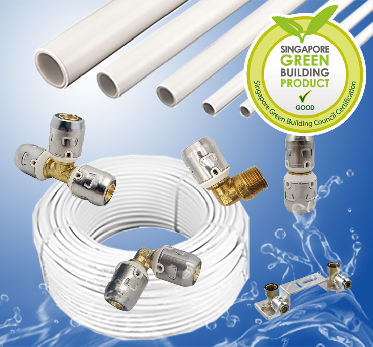 PEX Multilayer Pipes & F6 Push-Fit Fittings