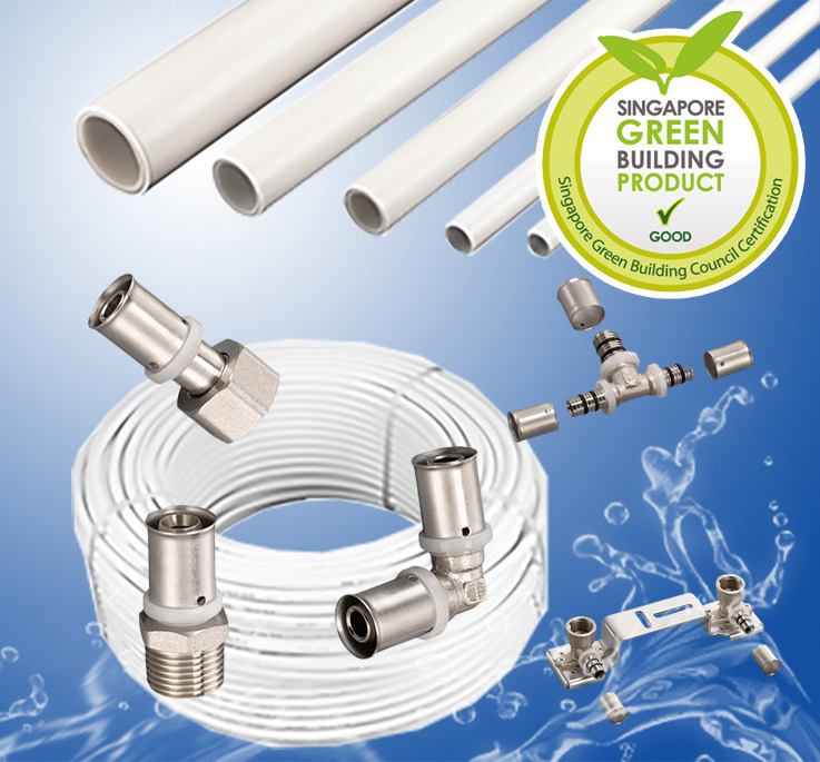 PEX Multilayer Pipes & F5 Press-Fit Fittings ( U - Profile)