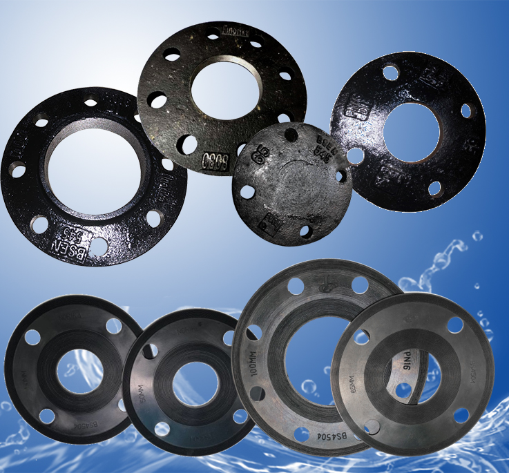 Rubber Flange Gaskets & Flanges (Sewage / Sanitary)