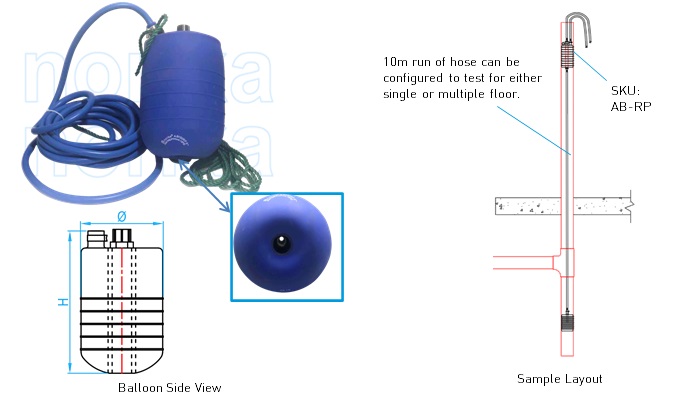 Inflatable Rubber Drain Testing Bag (Pneumatic Test Balls)(Air Bag)(Bypass Plug) (50mm to 200mm)