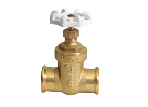 Brass Press Fit Gate Valve