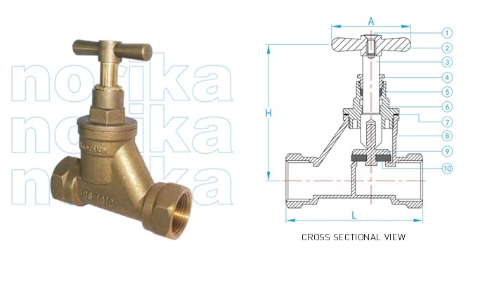 Brass CR Stopcock Female Thread End