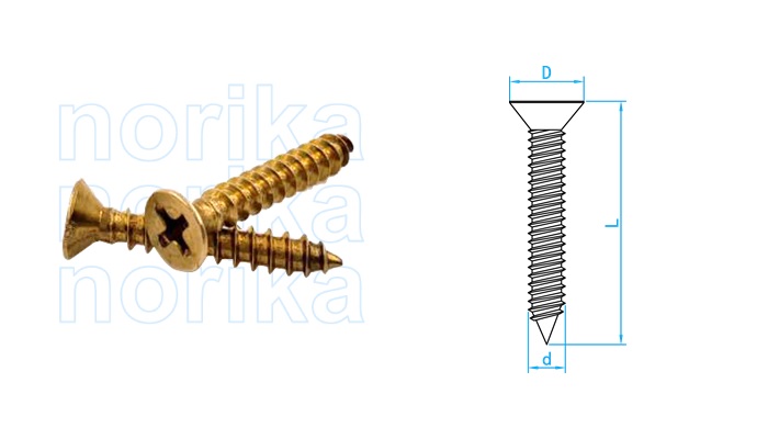 Brass Self Tapping Screw